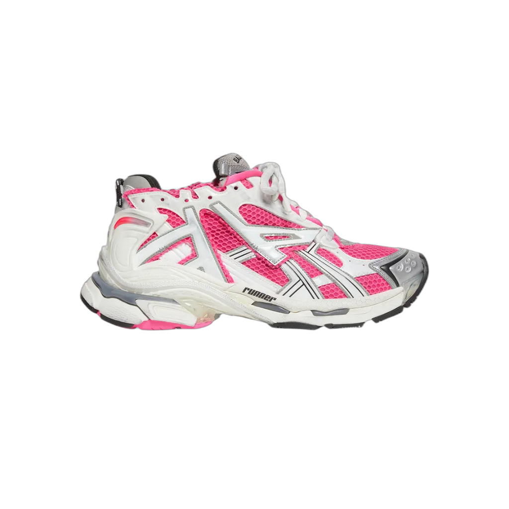 Balenciaga Wmns Runner Sneaker 'White Neon Pink'